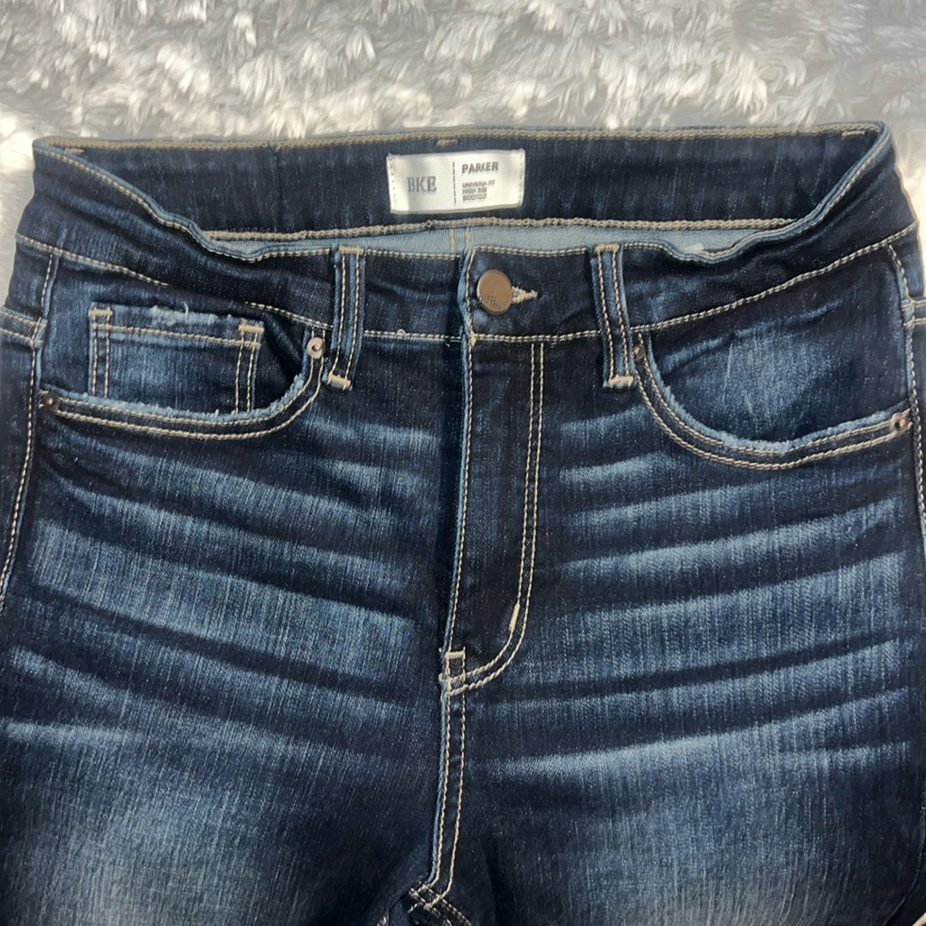 Bke Denim High Rise Bootcut Jeans